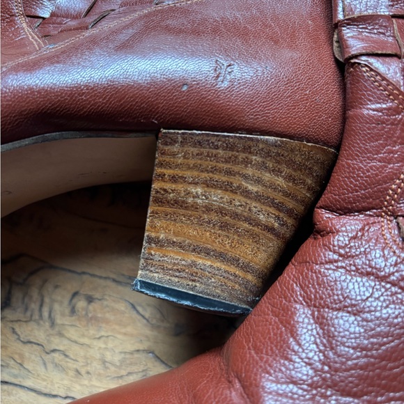 Vintage 80s 90s Frye Brown Leather Women's Boots - Picture 7 of 10